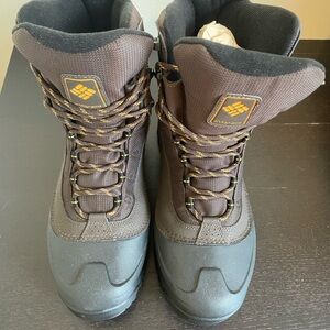 Columbia Brown and Black Rain and Snow Boots